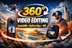 edit your travel, drone, vlog, reels, gopro, insta360 videos