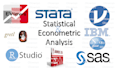 analyse your data using stata r, gretl, eviews, spss, jamovi
