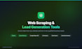 scrape websites and build lead generation tools