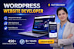 do modern business website design, redesign wordpress, website development