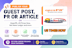 publish guest post, pr or article on openpr, netnewsledger