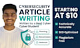 write cybersecurity articles and technical blog posts