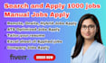 search and apply 1000 jobs manual jobs apply
