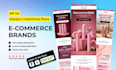 design and set up klaviyo, mailchimp flows for e commerce brands