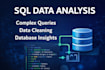 do sql data analysis, queries, and database insights
