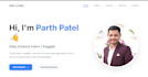build a stunning animated portfolio website using react