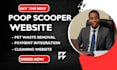build pet waste removal and poop scooper website