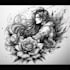 design unique anime style tattoo artwork