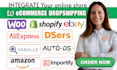 integrate your online store to ecommerce dropshipping