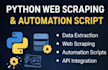 build python web scraping and automation scripts