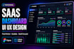 create saas dashboard UI UX design in figma for web and admin panel