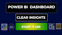 create a professional power bi dashboard excel dashboard and data analysis