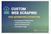 build custom web scraping and data extraction solutions