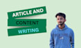 article and content writing