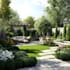 create backyard landscape design rendering
