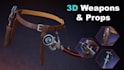 create high quality 3d game props and assets