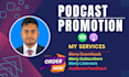 promote your podcast globally on apple podcasts and spotify