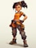 draw 2d game character