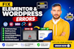 fix elementor issues, mobile bugs and wordpress errors
