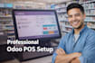 setup odoo pos with payment method, employee and cashier