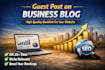 submit a guest post on a quality business blog