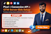 setup pixel,conversion API for facebook, tiktok, snapchat, pinterest, linkedin