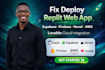 fix deploy replit web app supabase firebase vercel aws lovable cloud integration