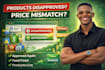 fix google merchant center price mismatch and disapproved products gtin fix