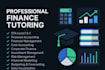 do finance, economic, power bi, MBA tasks