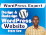 design or redesign a responsive wordpress website