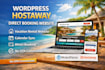 build wordpress hostaway direct booking vacation rental website