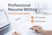 write a professional resume and cover letter