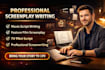 write movie script feature film script screenplay screenwriting tv pilot script
