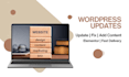 upload or update content on your wordpress website