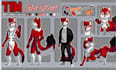 do a custom furry art commission and detailed furry reference sheet