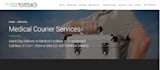 design a medical logistics website with booking system