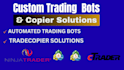 develop trading bot on ninjatrader or trade copier on mt4, mt5, ctrader strategy
