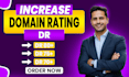 increase domain rating  DR ahrefs 70 75 80