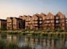 redesign external, cgi image for property developer, cgi single story house