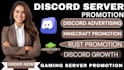 promote your minecraft server  gaming server, rust discord, fivem server, dayz