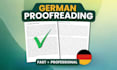 proofread your german texts professionally