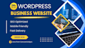 design a professional wordpress business website