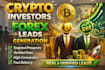 provide high quality crypto leads, MLM forex leads