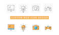 create unique and modern custom icons