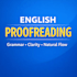 proofread and correct your english text manually