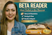 review your book blurb and give honest feedback