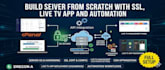 configure and build ip tv server using xui one, cpanel xtreamui, api integration