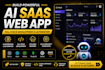 build ai saas web app with full stack development and automation