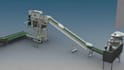 create 3d industrial animation factory production line manufacturing  process