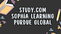 faciitate sophia learning, straighterline, purdue global ,study com